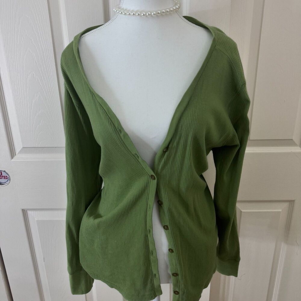 Rafaella Green Cardigan XL